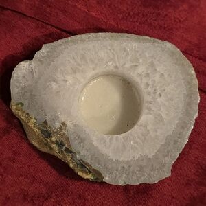 Natural Geode Candle Holder